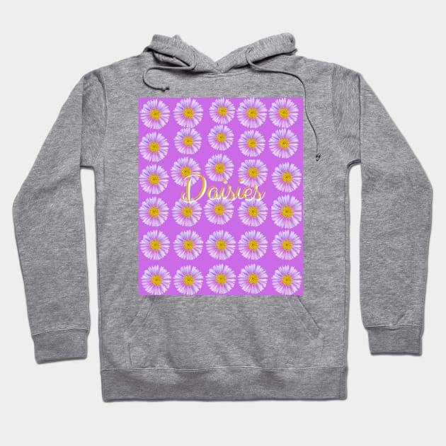 Crazy Daisies Hoodie by Claudia Williams Apparel